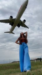 Monster Airplane Takeoff very near in UK Airport #airplane #viral