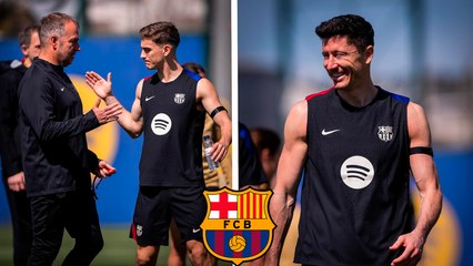 Barcelona se entrena previo al juego ante Celta de Vigo y buscará mantener su distancia con el Real Madrid en LaLiga