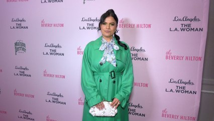 Vassy on the pink carpet at the 2025 L.A. Woman Luncheon hosted by Los Angeles Magazine