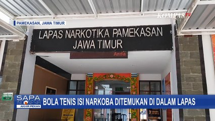 Bola Tenis Berisi Sabu Ditemukan di Area Lapas Pamekasan, Diduga Dilempar dari Luar