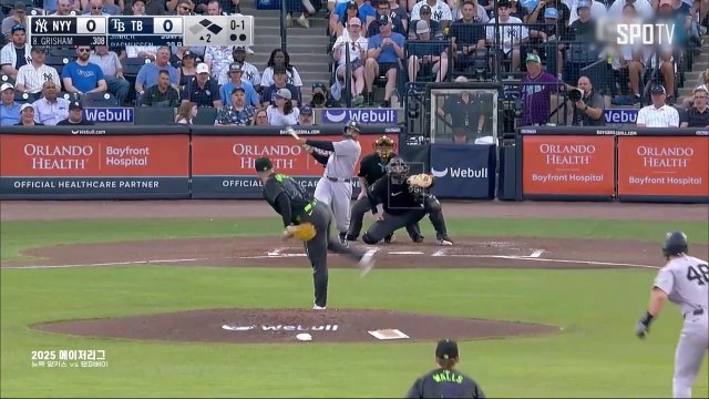 스포츠중계 빠른티비 [MLB] 뉴욕 양키스 vs 탬파베이 하이라이트 2025.04.19 (토) 0805