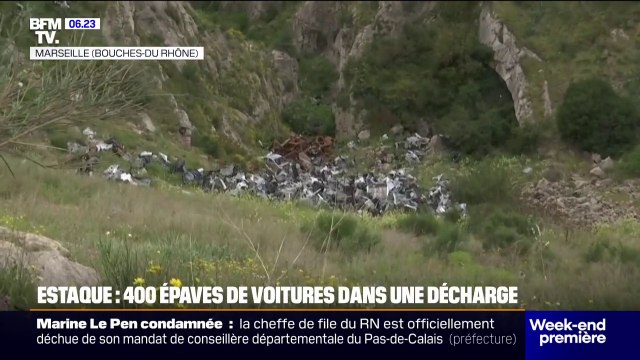 Estaque: une décharge sauvage avec 400 épaves de voitures agace depuis plusieurs années