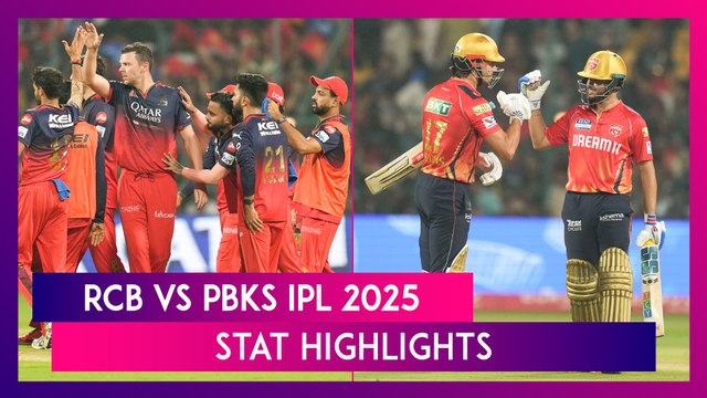 RCB vs PBKS IPL 2025 Stat Highlights: Nehal Wadhera, Bowlers Shine In Punjab Kings' Victory