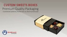 Custom Sweets Boxes for Bakeries & Confectionery Brands in Canada | Emenac Packaging Canada
