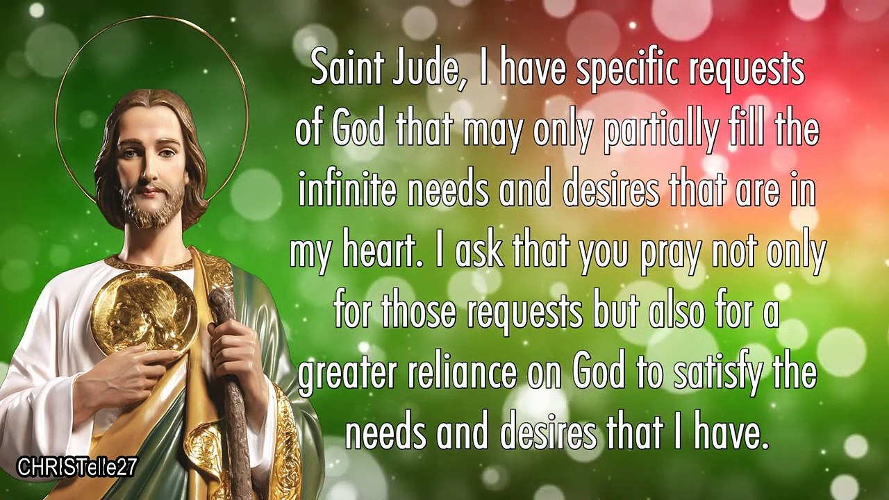 St. Jude Novena : Day 9 | Patron of Lost Causes and Desperate Situations