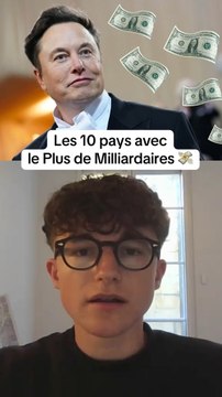 Les pays avec le plus de milliardaires #milliardaire #pays #classement