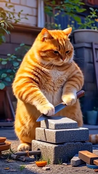 shark and cat amazing video