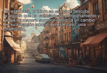 Idioms - put on airs