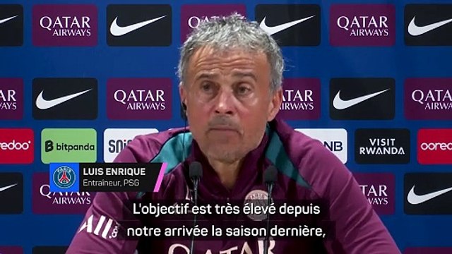 Luis Enrique : “Pour entrer dans l’histoire, il faut gagner tous les titres”