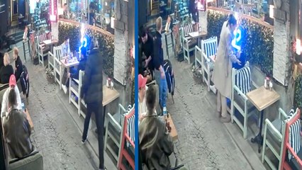 Beşiktaş'ta kafeteryada silahlı saldırı; eşinin yanında ensesine ateş edip kaçtı