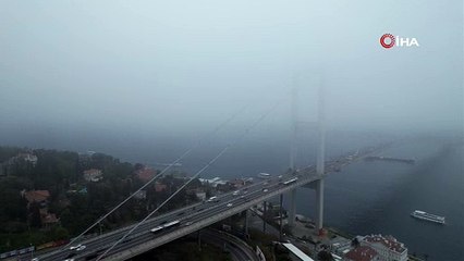 Sis perdesi aralandı! Boğaz’da masalsı manzara