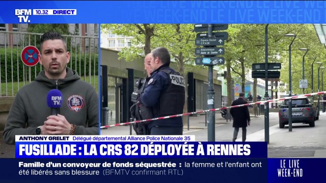 On est vraiment assujetti à ce type d'évènement , réagit le délégué départemental d'Alliance Police Nationale 35 après la fusillade à Rennes