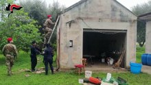 Reggio Calabria, scoperta raffineria di cocaina in un casolare rurale (19.04.25)