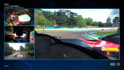 WEC 2025 6H Imola FP3 Ferrari 51 MultiCam