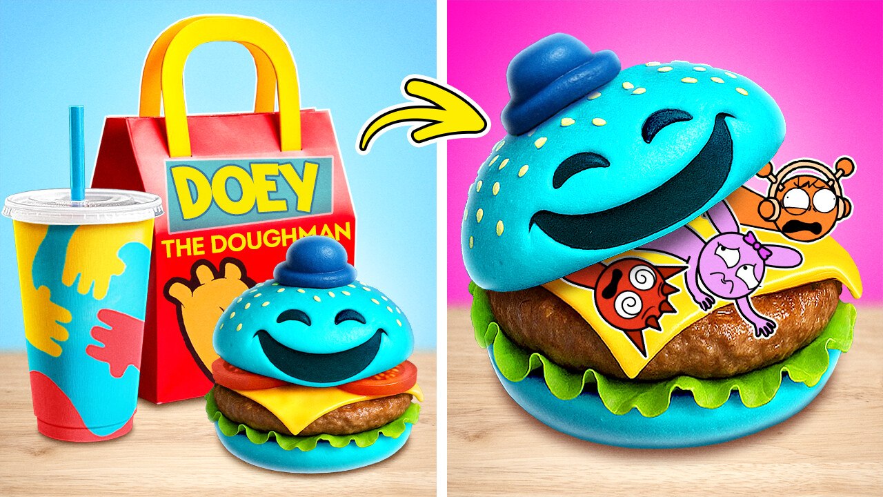 Doey The Doughman Happy Meal 🍟🍔 *We Open Sprunki Mystery Boxes*