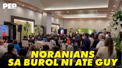 Noranians inawitan si Nora ng "Habang Panahon" | PEP Hot Story