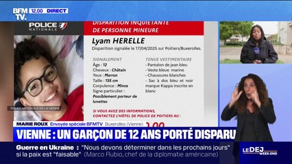 Vienne: un garçon de 12 ans porté disparu