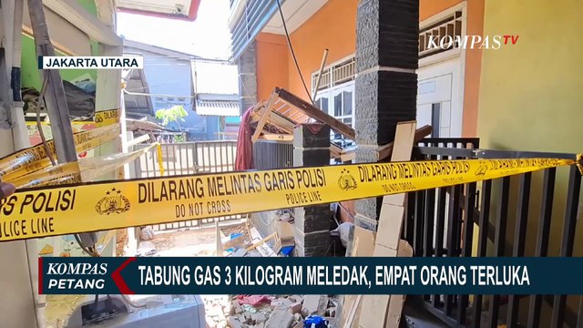 Ledakan Gas Elpiji di Cilincing Jakut, Rumah Rusak Berat dan 4 Orang Terluka!