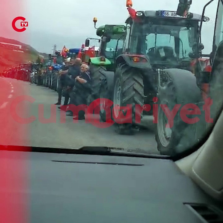 Yozgat'ta 'Millet İradesine Sahip Çıkıyor' mitingi: Çiftçiler traktörleriyle konvoy oluşturdu