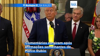 Trump admite abandonar conversações sobre a Ucrânia