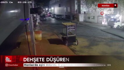 Manisa'da eşini öldürdü, 8 yaşındaki kızını yaraladı