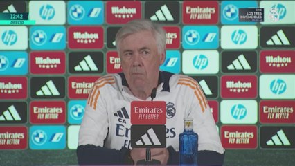 El GESTO de SEÑOR de ANCELOTTI con el ATHLETIC CLUB al COMENZAR la RUEDA de PRENSA