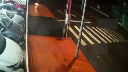 Por outro ângulo: Veja violência de batida entre carro e poste no São Cristóvão
