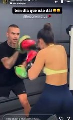 VÍDEO: Mel Maia assume namoro com campeão brasileiro de boxe durante treino; saiba quem