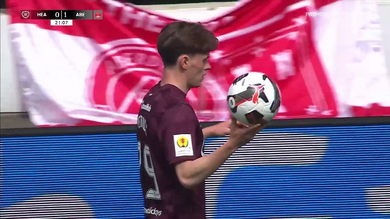 Hearts Vs Aberdeen 1 half Scottish Cup Semi Final Premier Sports