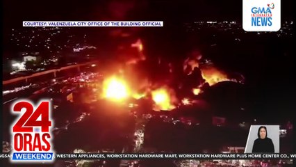 Pagawaan ng plastic sa Valenzuela City, nasunog; mahigit 800 bumbero at volunteers, nagtulong-tulong | 24 Oras Weekend