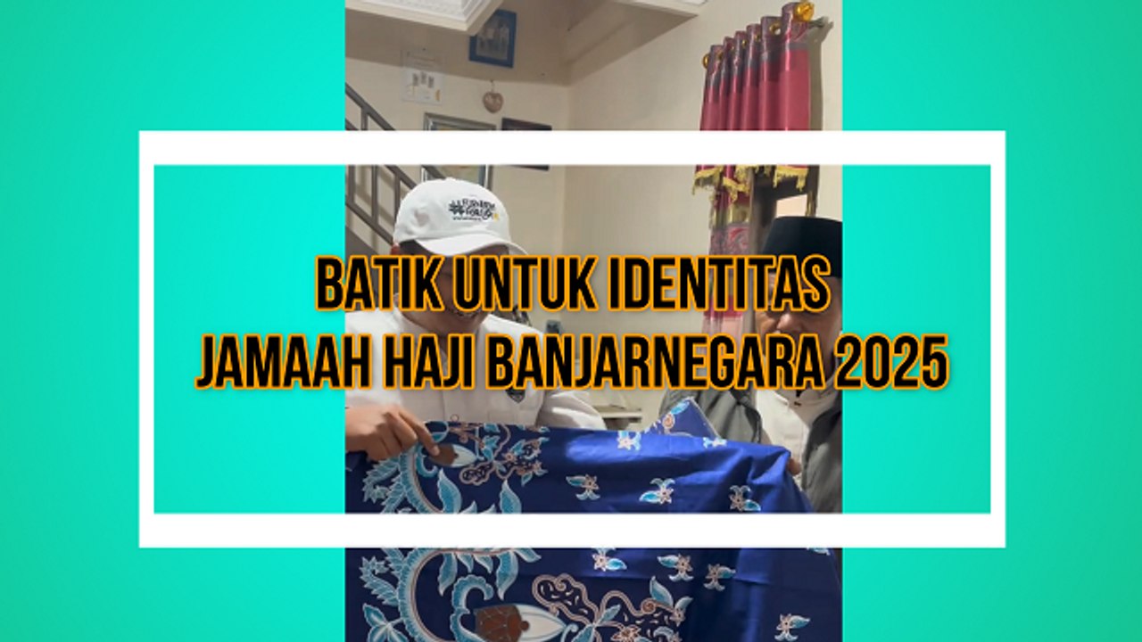 Calon Jemaah Haji Banjarnegara Kenakan Batik Khas Sebagai Identitas Daerah
