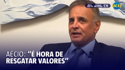 Aécio Neves: 'Tancredo estaria indignado com o que acontece no Brasil'