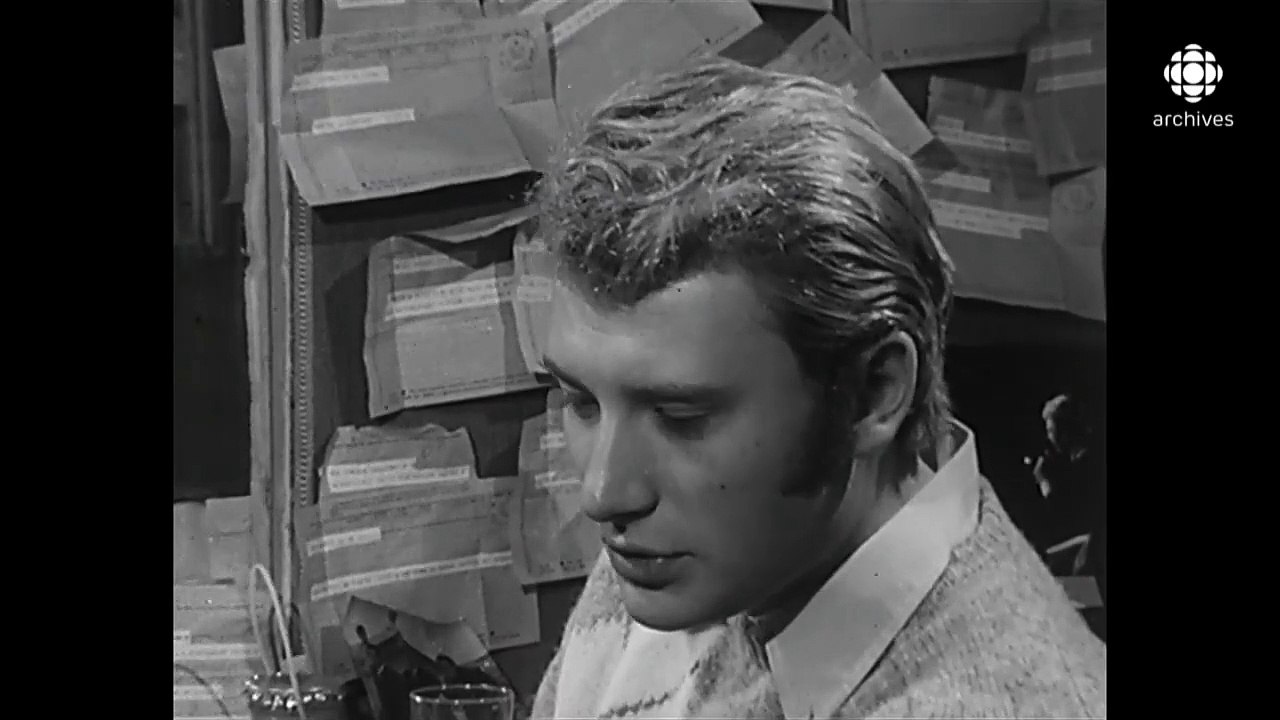 Johnny Hallyday - Interview exclusive (05 avril 1966) | RDI Canada – Avant son concert à Montréal
