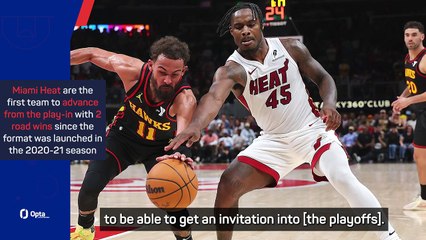 Spoelstra 'grateful' to be in the playoffs after overtime win against Hawks