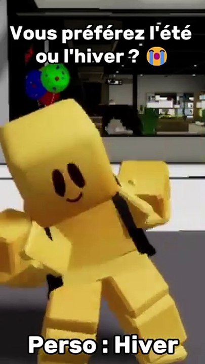 Vous préférez lété ou lhiver  😭 #roblox #shorts