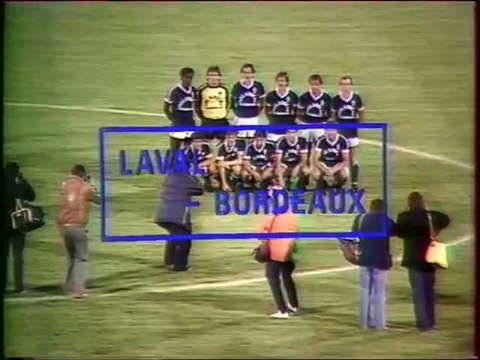 LAVAL - BORDEAUX - 1981 - SAISON 1981/1982 -