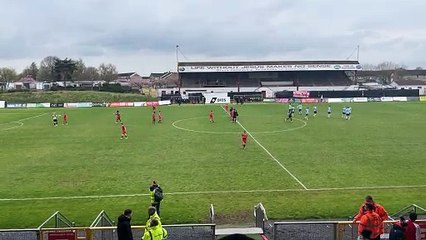 Portadown and Cliftonville players ready for kick-off