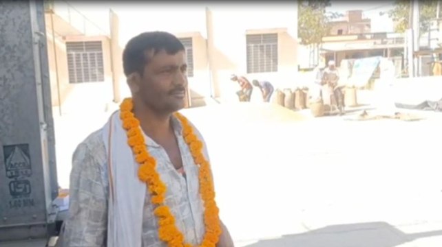 खरीद केन्द्र पर पहुंचे 6 हजार से अधिक कट्टे गेहूं