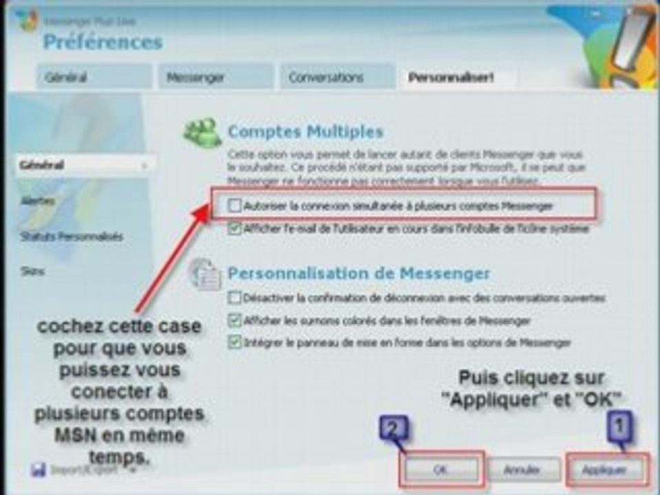 Tuto MSN Polygamie ( plusieurs compte en même temps)