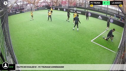 Faute de Khaled B - Fc Tsunami Annemasse