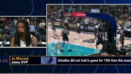 Ja Morant on playing through an ankle sprain to help the Grizzlies advance to the playoffs