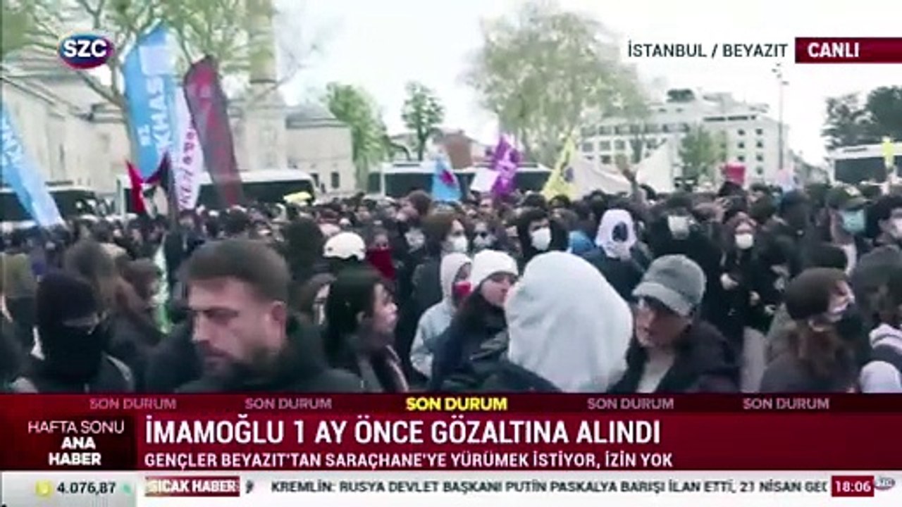 Gençler Beyazıt'tan Saraçhane'ye yürümek istiyor: İzin yok!