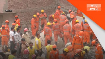 Empat maut bangunan runtuh di New Delhi