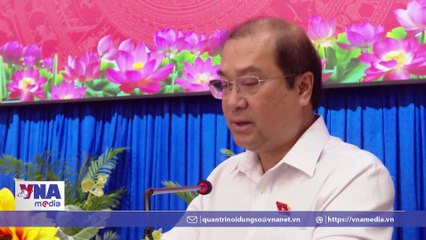 Phó Chủ tịch nước Võ Thị Ánh Xuân tiếp xúc cử tri tỉnh An Giang - VNA