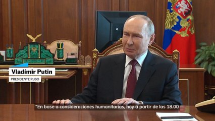 Putin declara unilateralmente una tregua simbólica en Ucrania por Pascua
