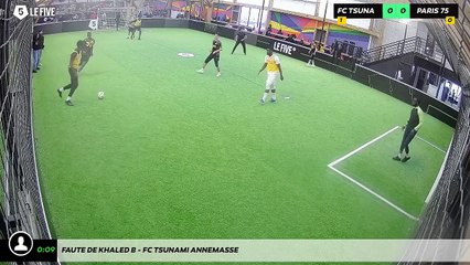Faute de Khaled B - Fc Tsunami Annemasse