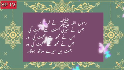 Hadith on the Love for Sunnah and the Prophet Muhammad (PBUH)