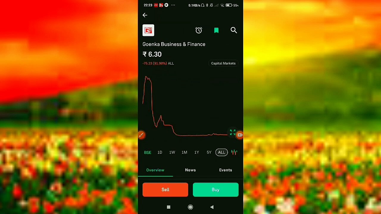 Goenka Business & Finance Share Price