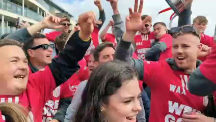 Newquay AFC open top bus parade