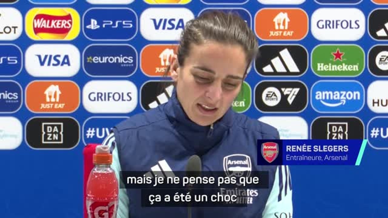 Arsenal - Slegers : "Une vraie chance en vue du match retour"